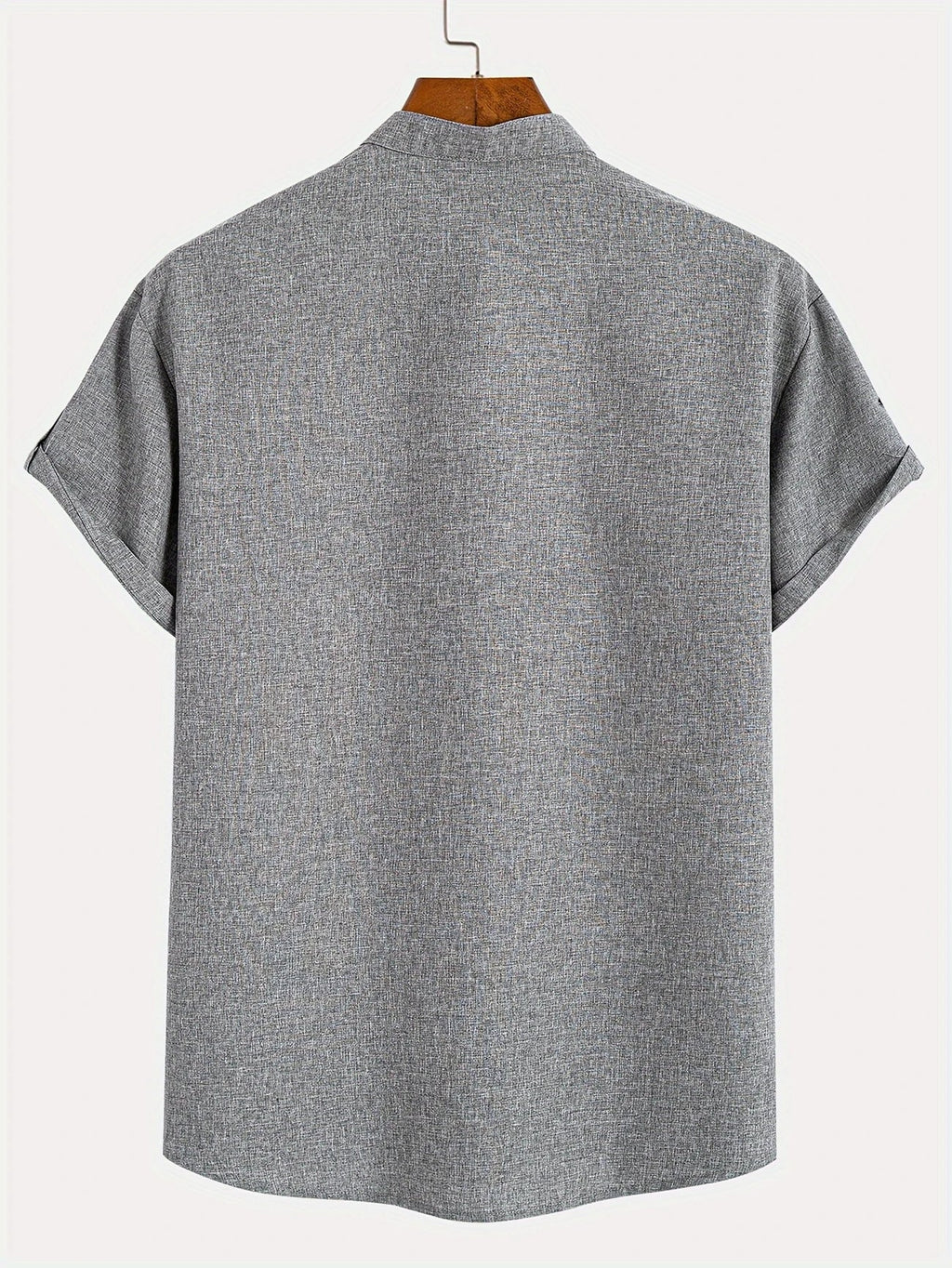 Stin | Elegantes Kurzarmhemd mit Stehkragen