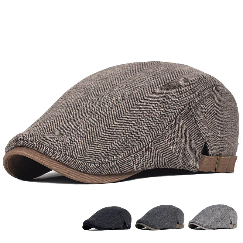 Zanilea™ | Moderne Herrenkappe mit Fischgrätmuster