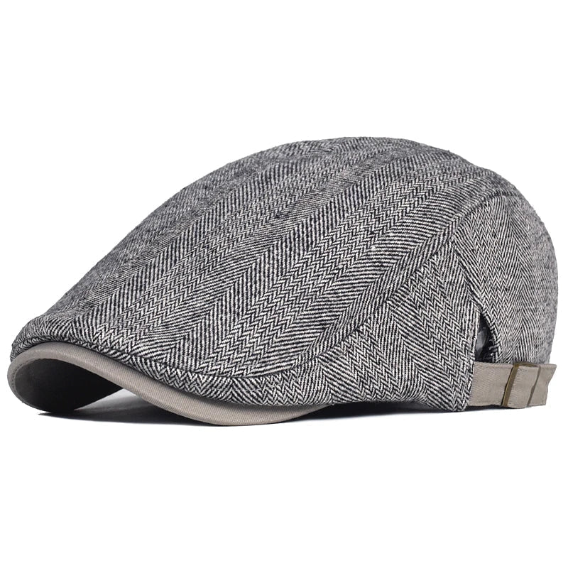 Zanilea™ | Moderne Herrenkappe mit Fischgrätmuster