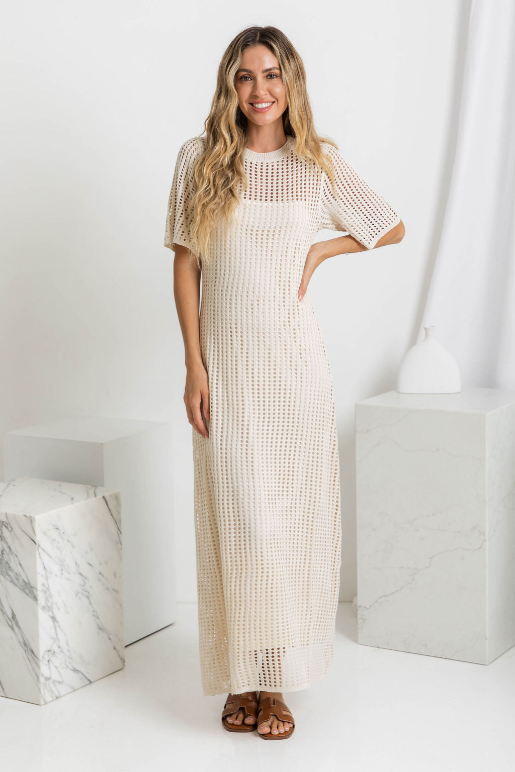 Airlie | Maxi Kleid - Natur