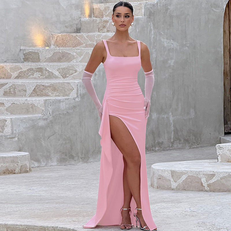 MARILYN™ - Elegantes Maxi-Trägerkleid mit Rückenausschnitt