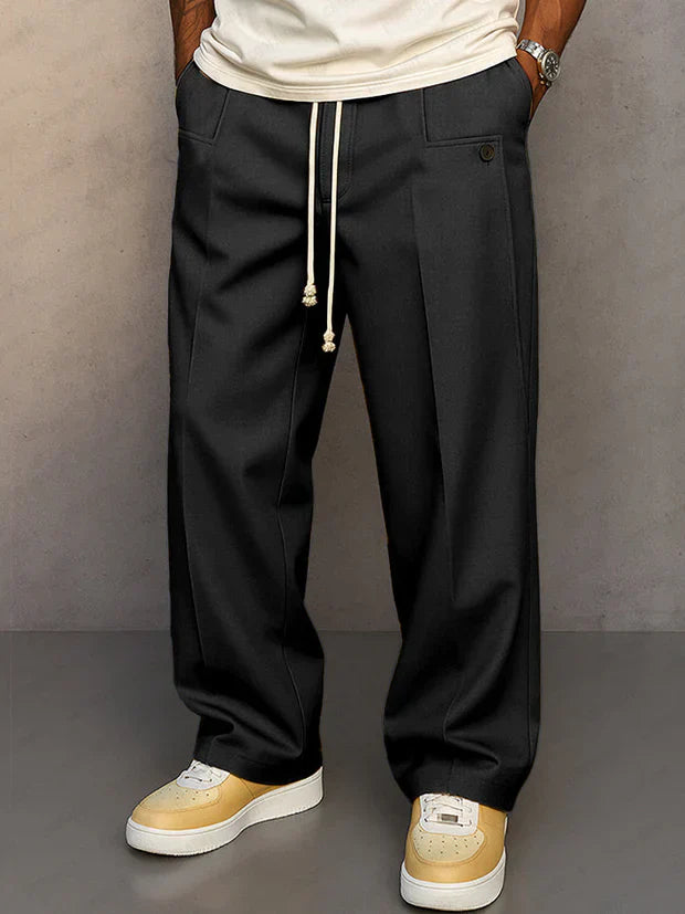 Victor | Elegante Herrenhose mit verstellbarem Tunnelzug
