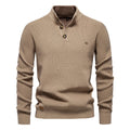 Konrad | Stilvoller Herrenpullover mit Knopfdesign
