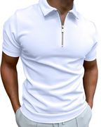 Evan | Zip-Poloshirt mit moderner Linie