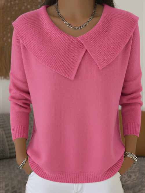 Lucia | Warmer Pullover mit weichem Kragen