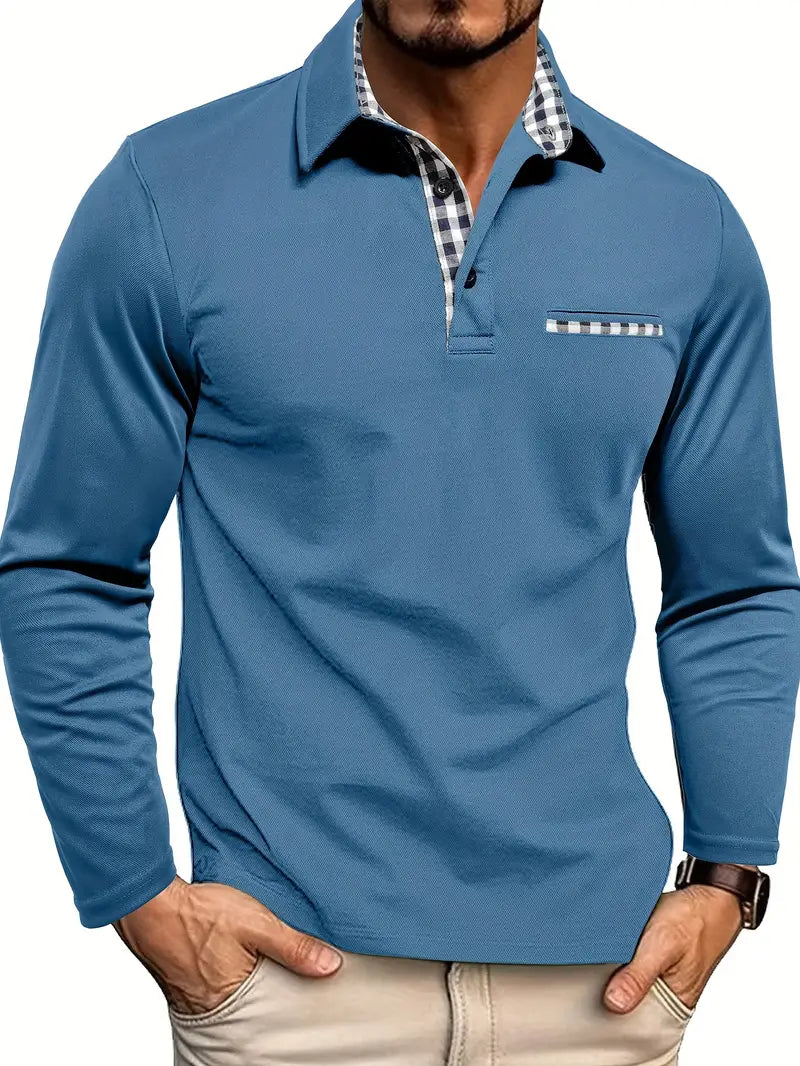 Piter - Langärmliges Polo-Shirt