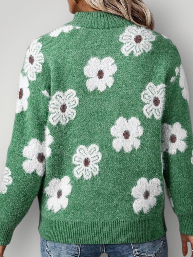 Maren | Damenpullover mit Reißverschluss für Komfort