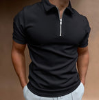 Evan | Zip-Poloshirt mit moderner Linie