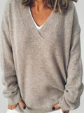 Elin | Eleganter V-Ausschnitt Pullover mit Komfort