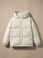Aria | Women's Relaxed-Fit Hooded Puffer Jacket Drop-Shoulder Winter Coat